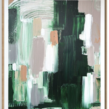 Maleri - Hope Is Green 60x70 cm.