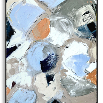 Maleri - Silent Sun - 70x90 cm.