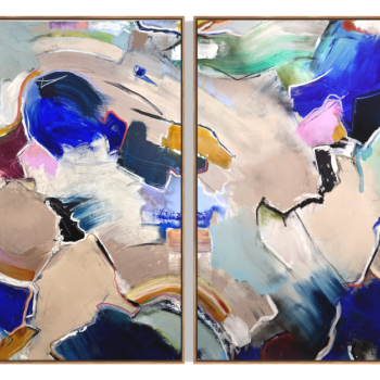 Maleri - We belong (2x) 100x120 cm