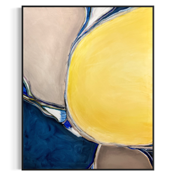 Maleri - When The Sun Rises 120x150 cm.