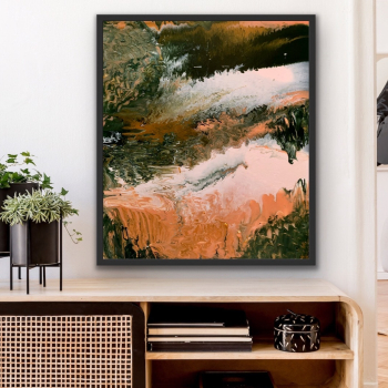 Maleri - Daydreaming forest 60x70 cm.